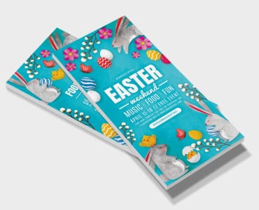 Easter DL Card Template