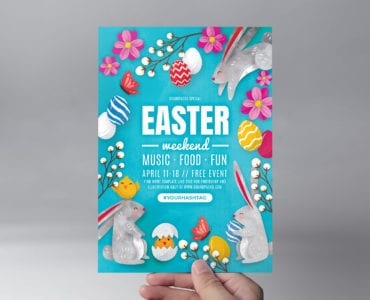 Easter Flyer Template Front
