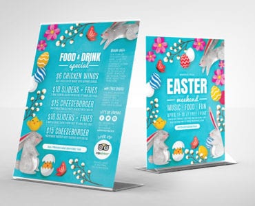Easter Table Tent Templates