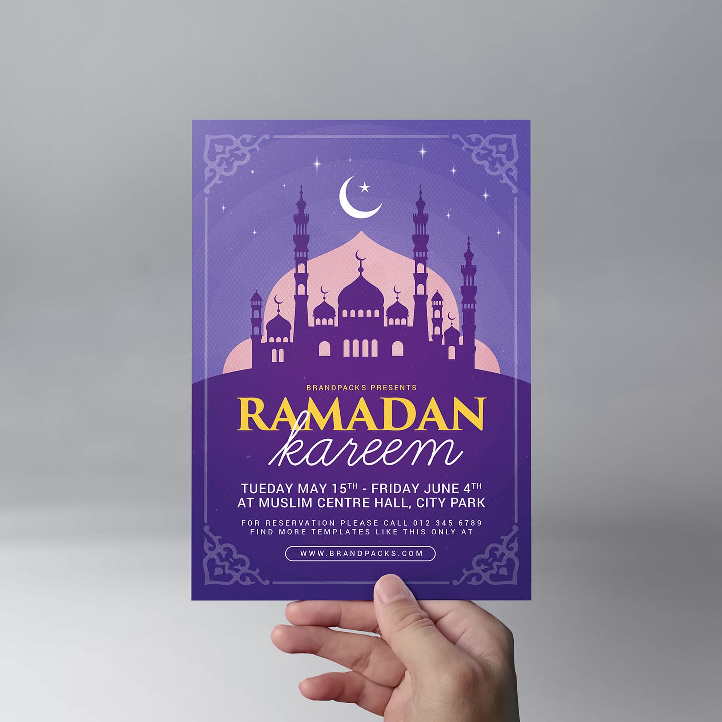 Ramadan Kareem Flyer Template PSD, Ai & Vector BrandPacks