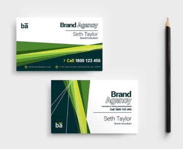 Brand Agency Business Card Template