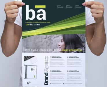 Brand Agency Poster Template