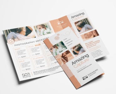 Photography Service Tri-Fold Brochure Template