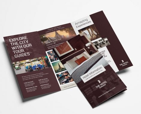 Hotel Tri-Fold Brochure Template
