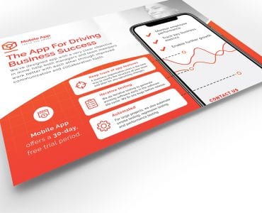 Mobile App Flyer Template