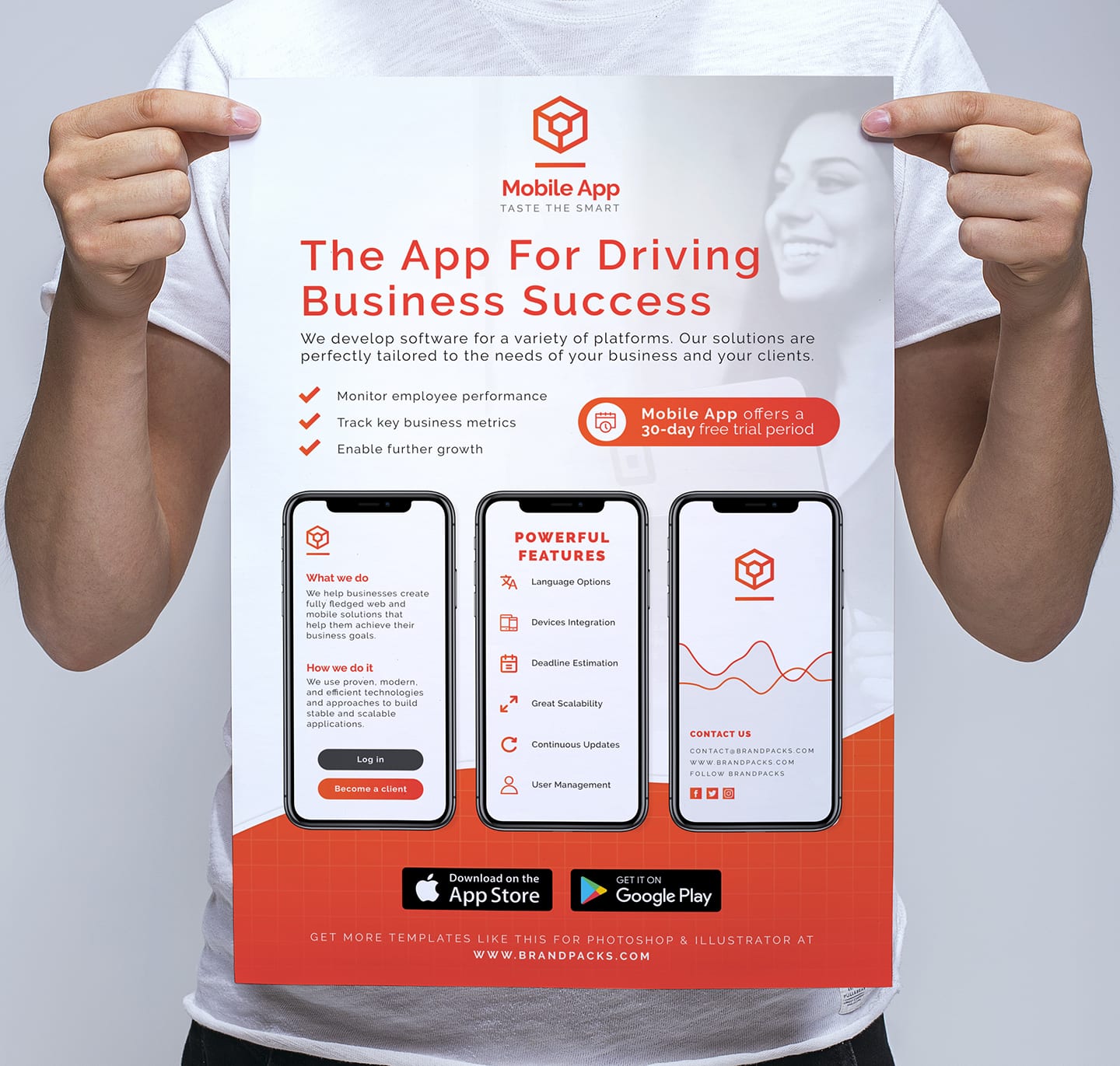 Mobile App Poster/Banner Template
