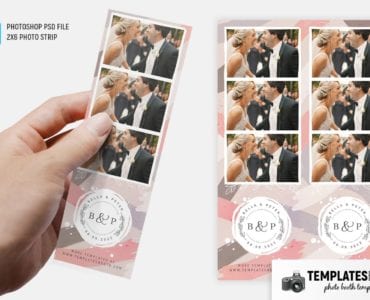 Brushed Chic Photo Booth Template (2x6 strip)