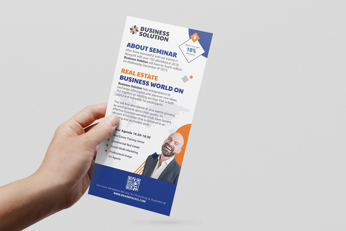 Corporate Event DL Card Template - PSD, Ai & Vector - BrandPacks With Dl Flyer Template Word