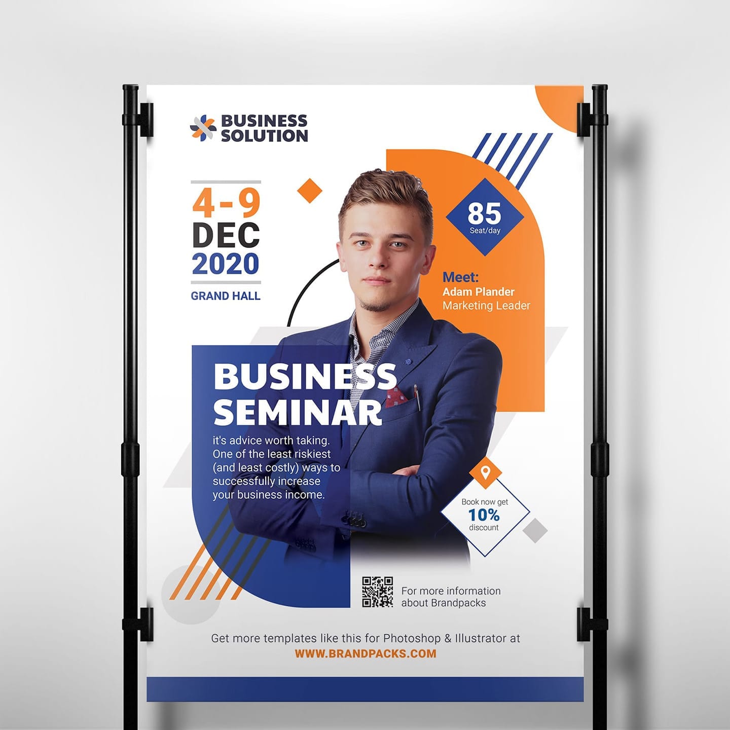 Corporate Event Poster/Banner Template PSD Ai Vector BrandPacks