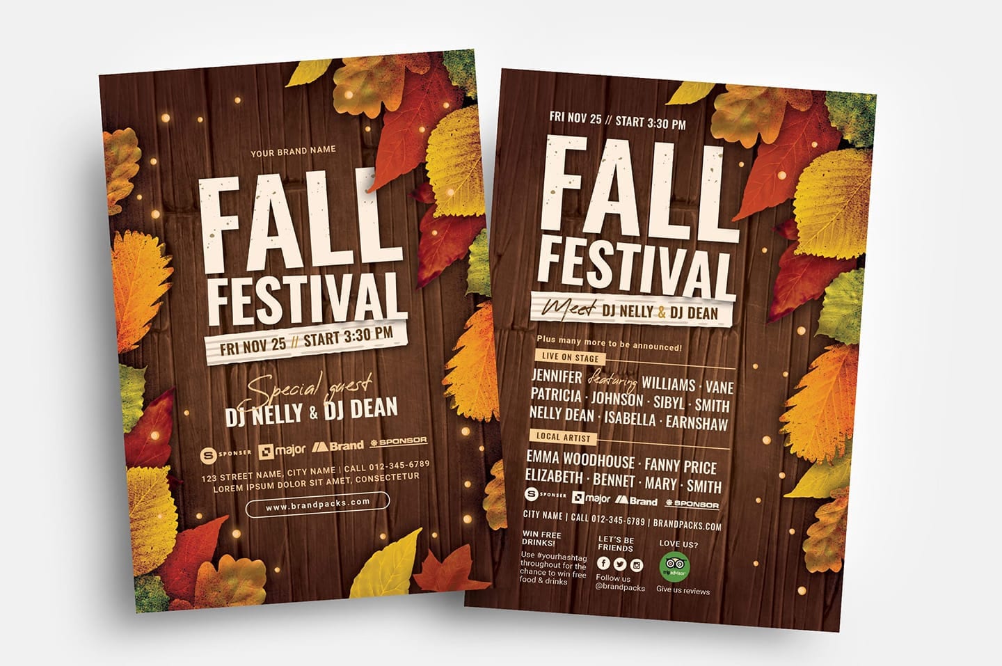 Fall Festival Flyer Templates
