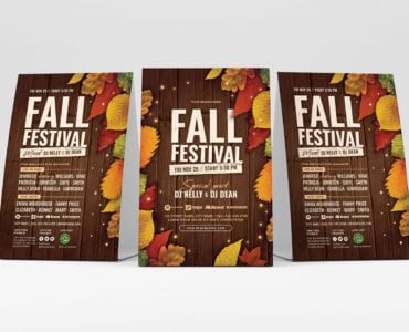 Fall Festival Table Tent Templates