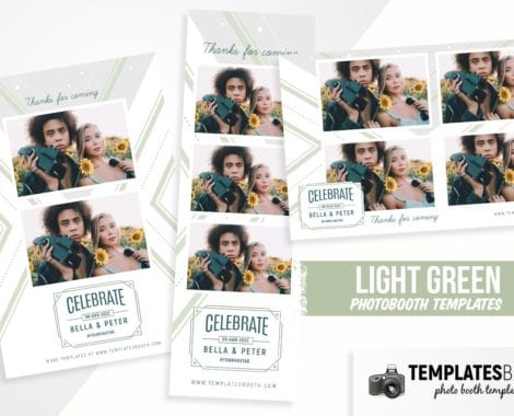 Light Green Photo Booth Template