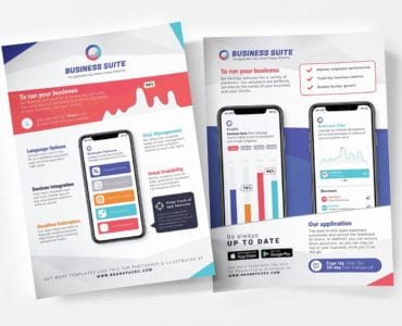 Mobile App Poster Templates