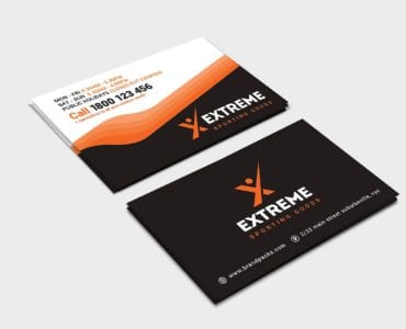 Sports Outlet Business Card Template