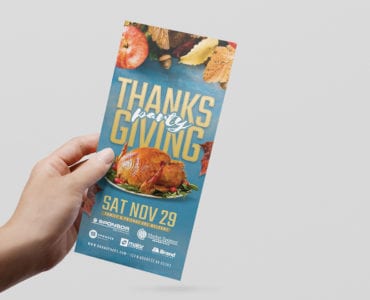 Thanksgiving DL Card Template