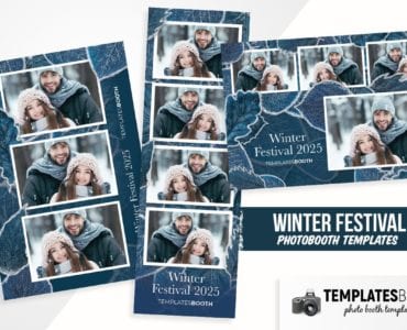 Winter Photo Booth Template