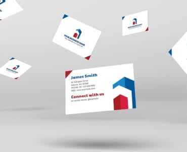 Real Estate Business Card Template Vol.3