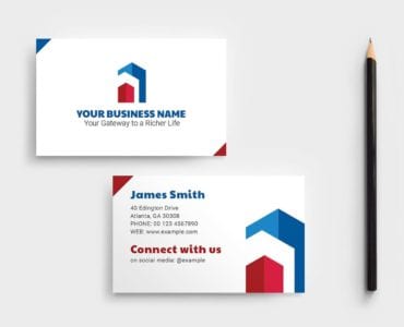 Real Estate Business Card Template Vol.3