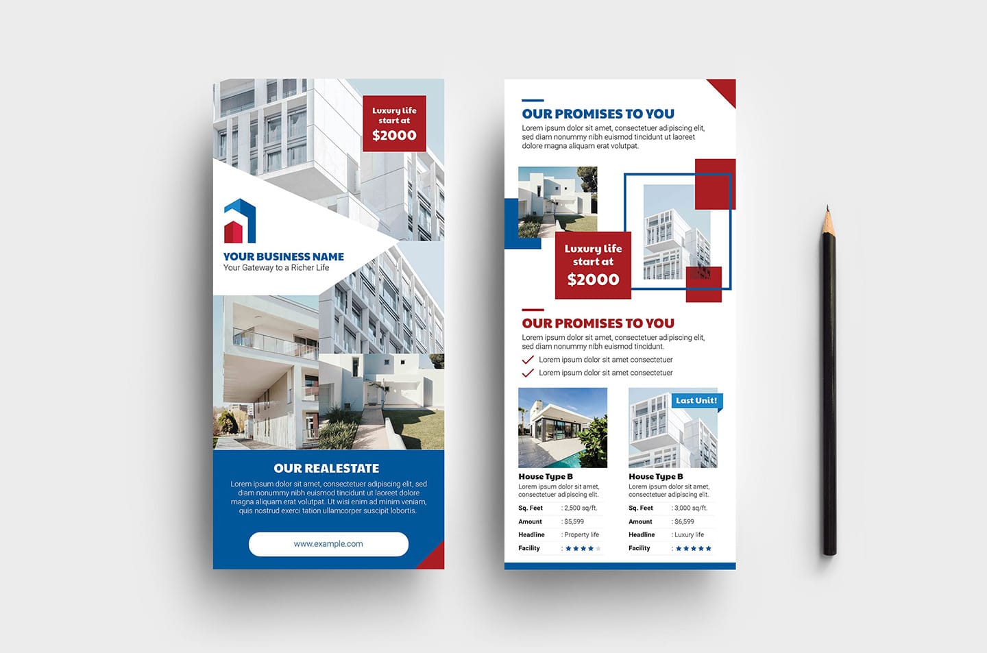Real Estate DL Card Template Vol.3