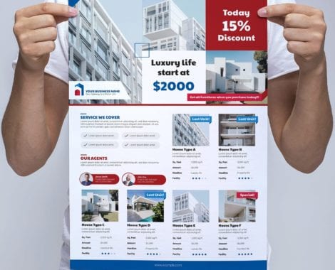Real Estate Poster/Banner Template Vol.3