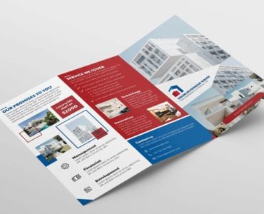 Real Estate Tri-Fold Brochure Template Vol.3