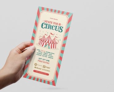 Circus DL Card Template