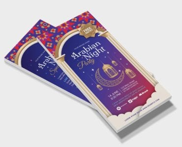 Arabian Nights DL Card Template (Front)