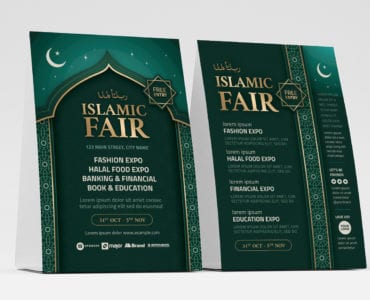 Islamic Flyer Template (table tent)