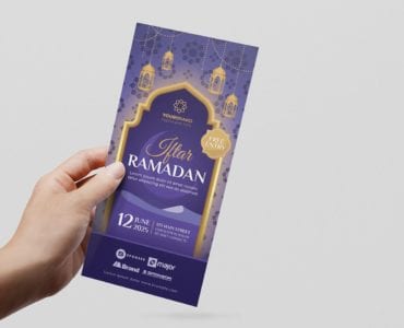 Ramadan Iftar DL Card Template (Front)