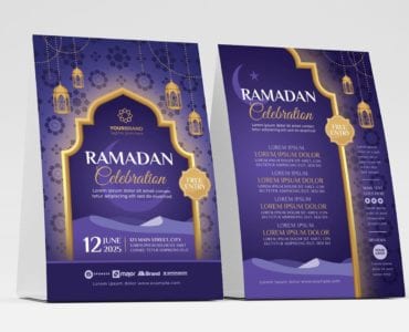 Ramadan Iftar Flyer Template (Table Tent)