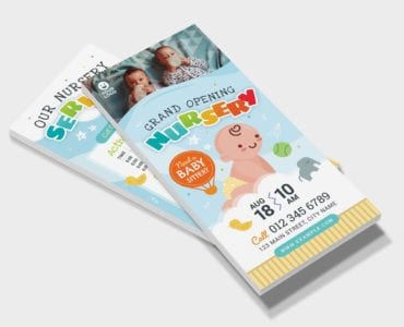 Children's Nursery Flyer Template (DL Card)