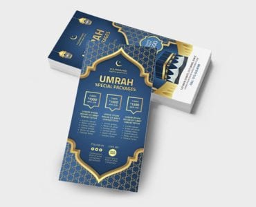 Umrah Flyer Template (DL Card)