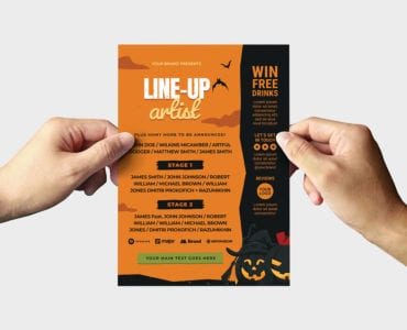 Halloween Special Party Flyer Template (PSD & Vector)