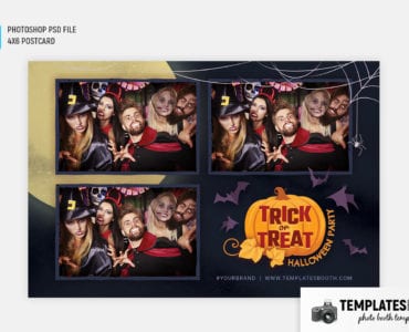 Trick or Treat Halloween Photo Booth Template