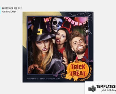 Trick or Treat Halloween Photo Booth Template