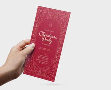 Festive Christmas Menu Templates for Photoshop & Illustrator