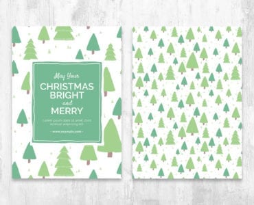 Winter Christmas Card Templates in PSD & Vector