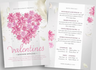 Valentines PSD Flyer Template