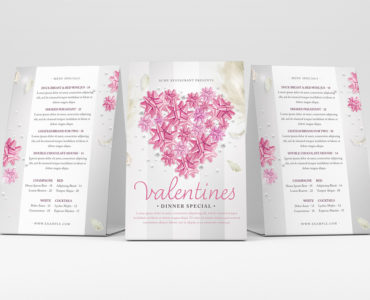 Valentine's Day Party Flyer Template (PSD)