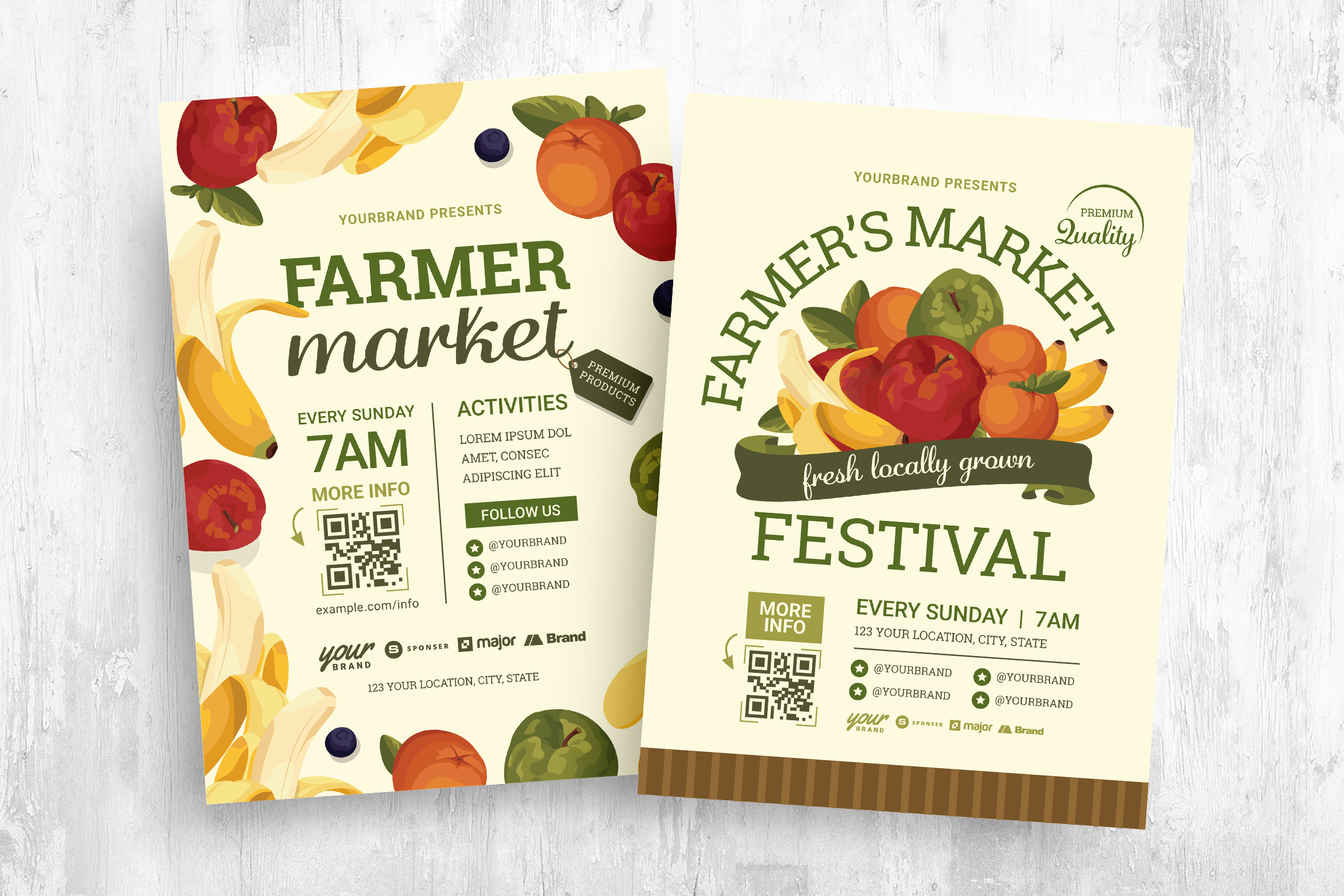 farmers market flyer template