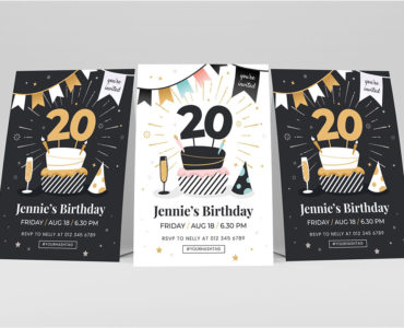 Birthday Party Flyer Template (PSD, Ai, Vector)