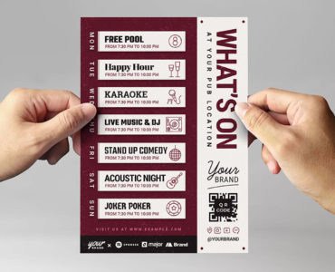 What's On Flyer Template (PSD, Ai, Vector)