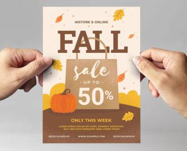 Autumn Fall Flyer Template (PSD, Ai, Vector)