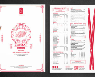 Chinese Restaurant Menu Template (PSD, Ai, Vector, INDD)