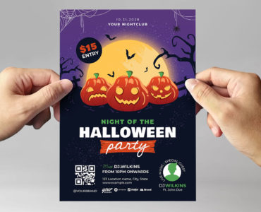 Halloween Flyer Template (PSD, Vector, Ai)