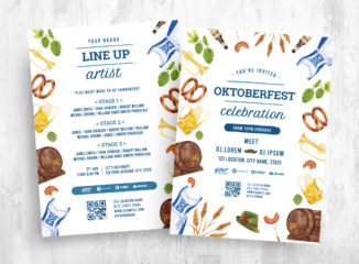 Oktoberfest Event Flyer Template (PSD, Ai, Vector)