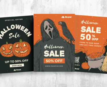 Simple Halloween Flyer Templates [PSD, Ai, Vector]
