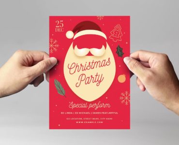 Christmas Flyer (PSD, AI, Vector Formats)