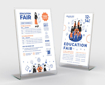 Education Fair Flyer Template (PSD, AI, Vector Formats)