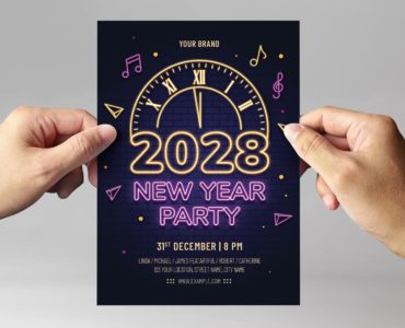 NYE Party Flyer Templates (PSD, AI, Vector Formats)